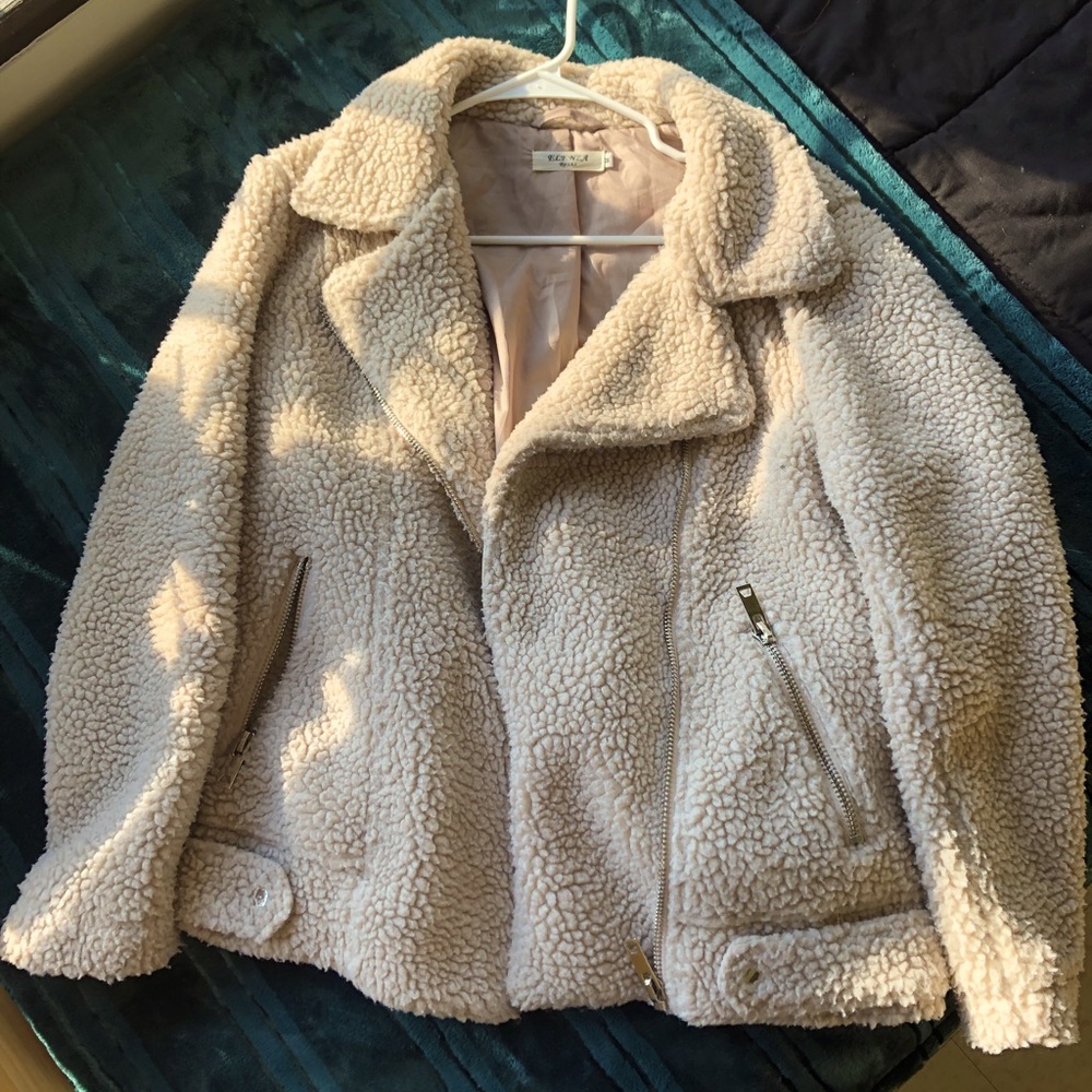 TEDDY MOTO JACKET SIZE MEDIUM